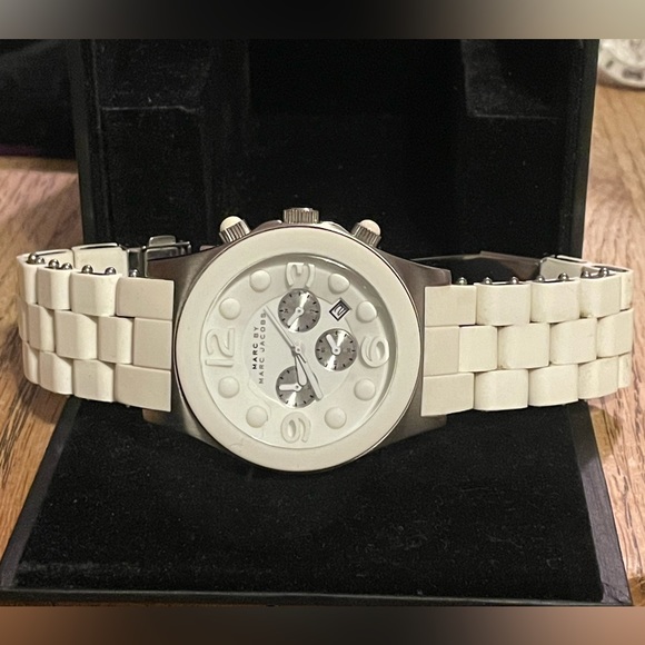 Marc by Marc Jacobs Womens/unisex Chronograph watch stainless steel mbm2565
